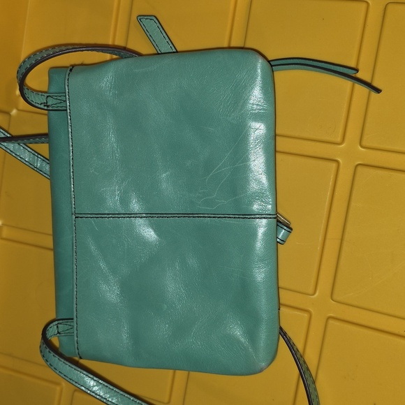 EUC HOBO Mint GreenLeather Crossbody Bag - Picture 2 of 4